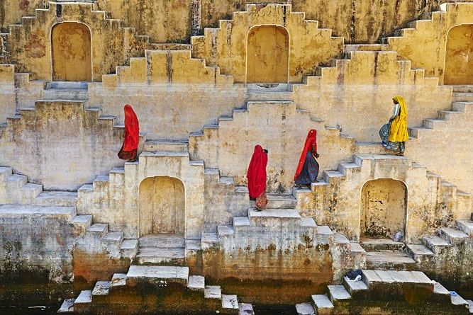Chand Baori stepwell Abhaneri steps