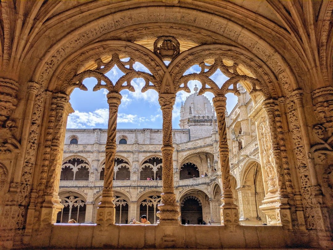 Jeronimos Monastery cloister Lisbon