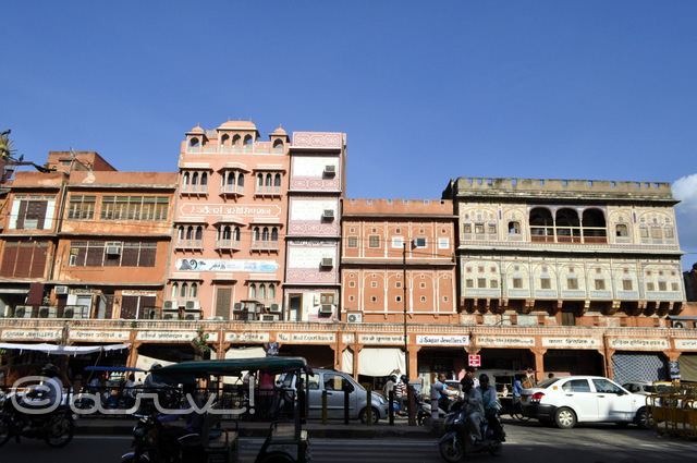 Johari Bazaar Jaipur street shops facade
