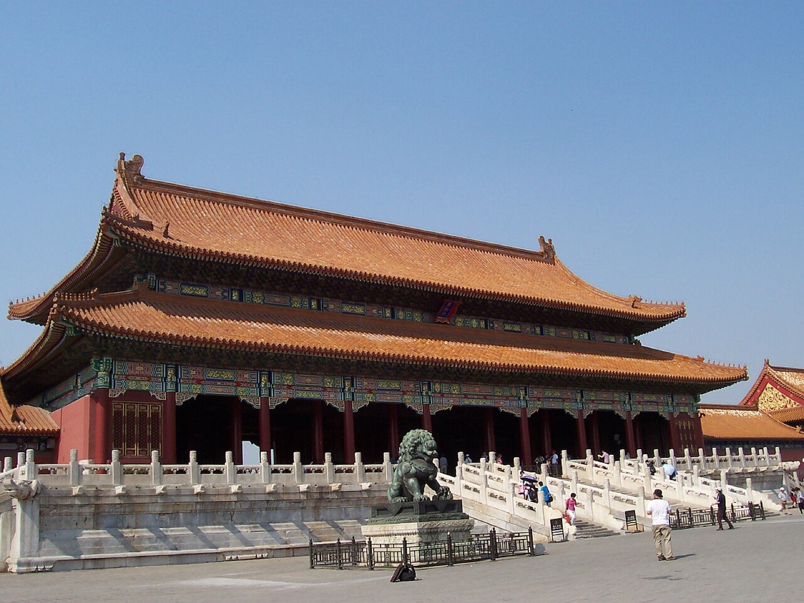 Forbidden City Palace Museum Beijing golden roofs