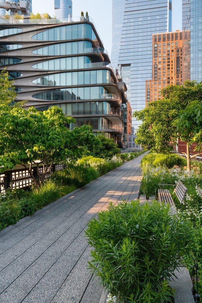 High Line park New York elevated