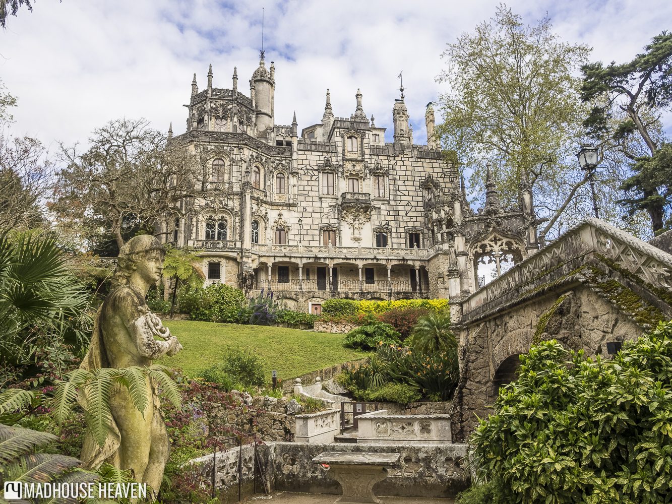 Quinta da Regaleira Sintra Initiation Well tower