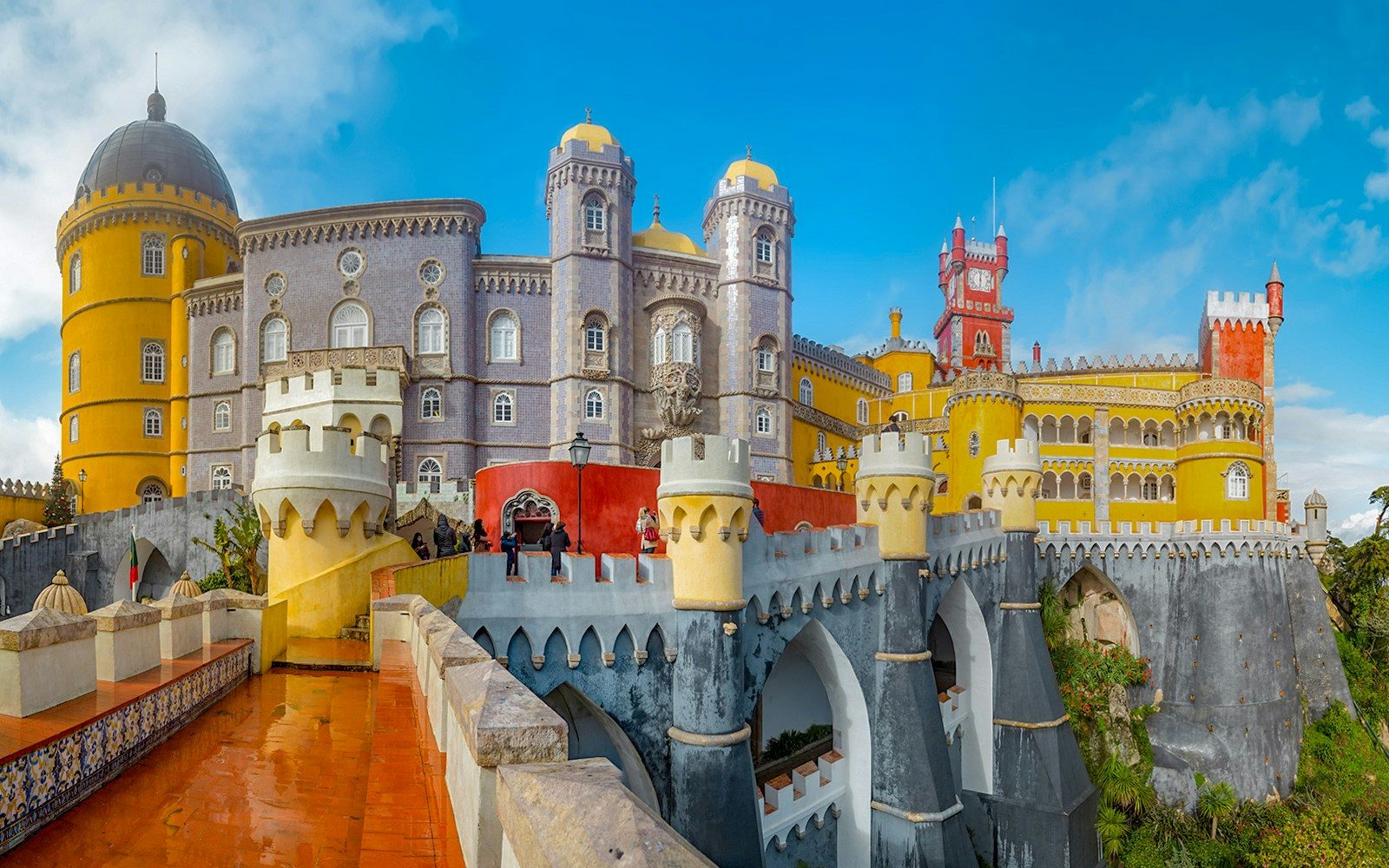 Pena Palace Sintra Portugal colorful