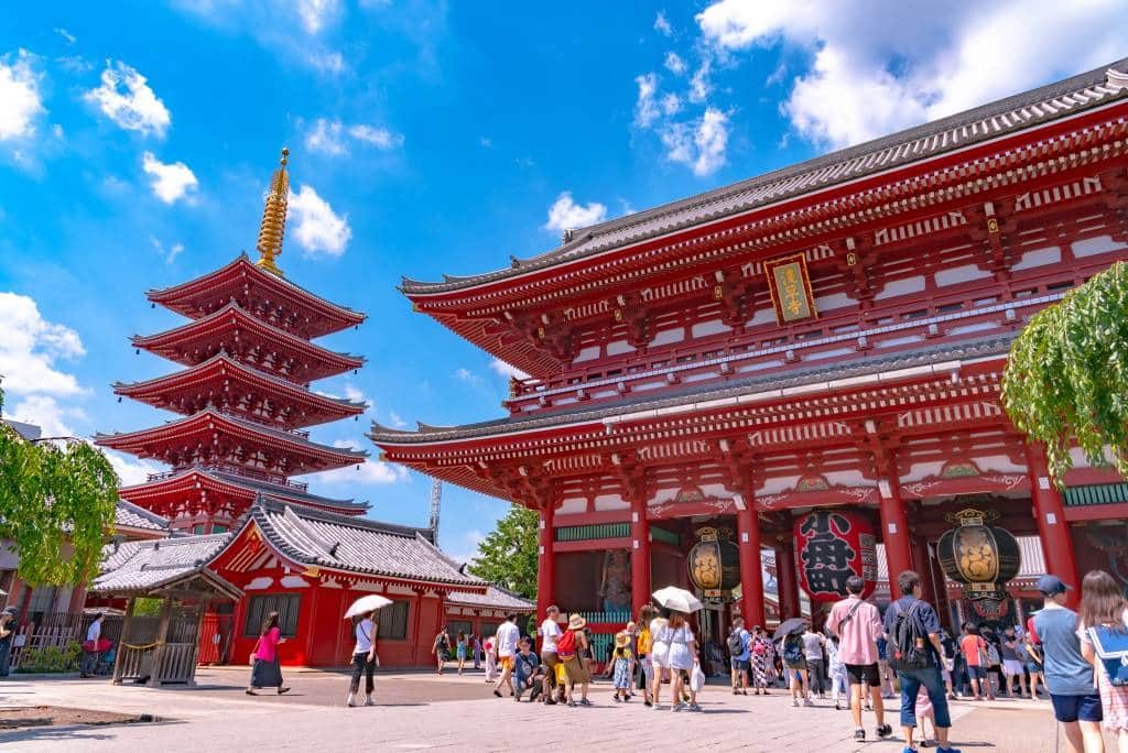 Senso-ji temple Asakusa Tokyo