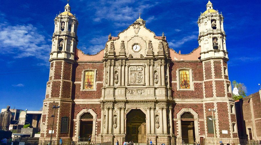 Old Basilica de Guadalupe facade, Mexico City