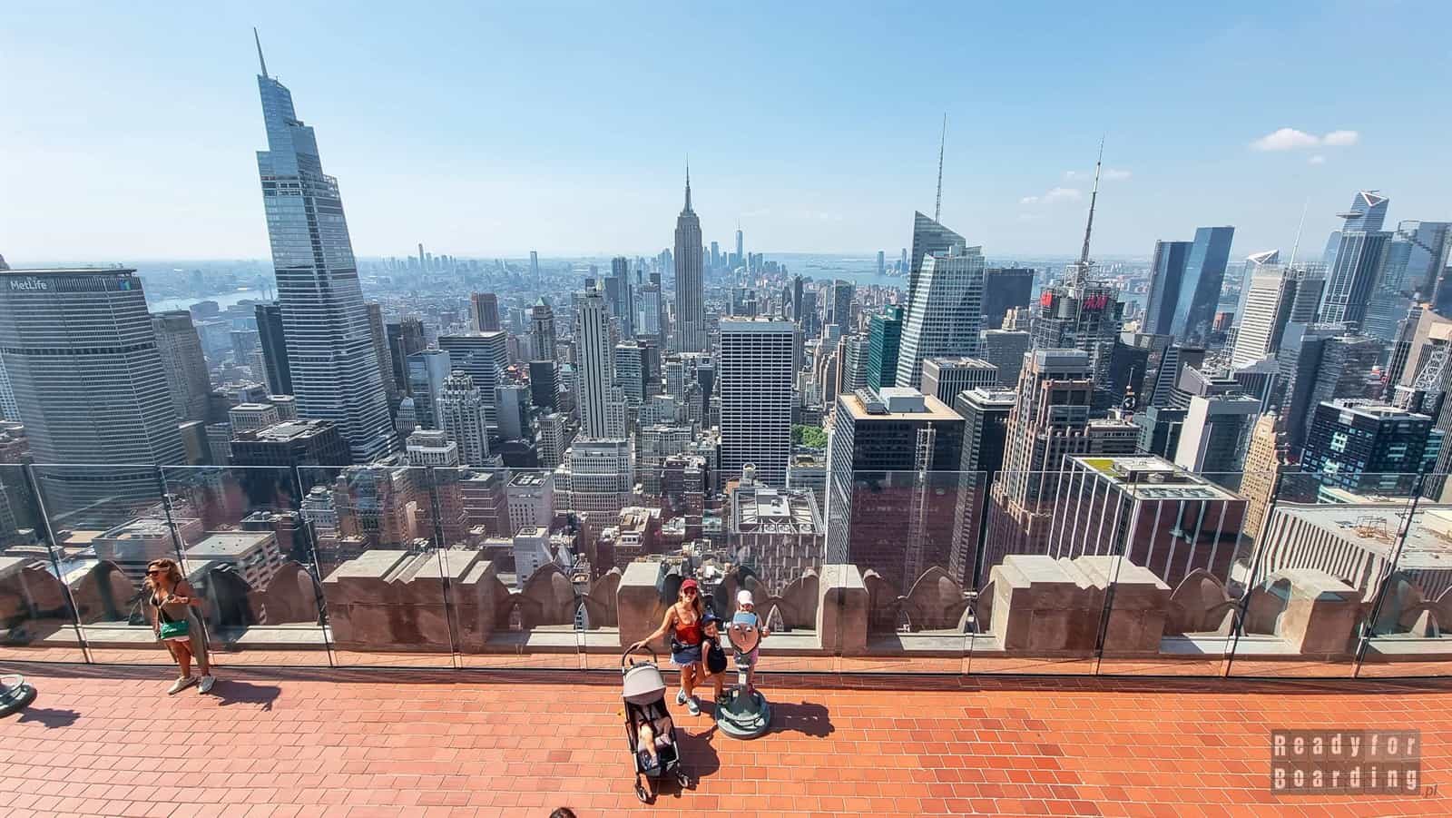 Top of the Rock observation deck New York