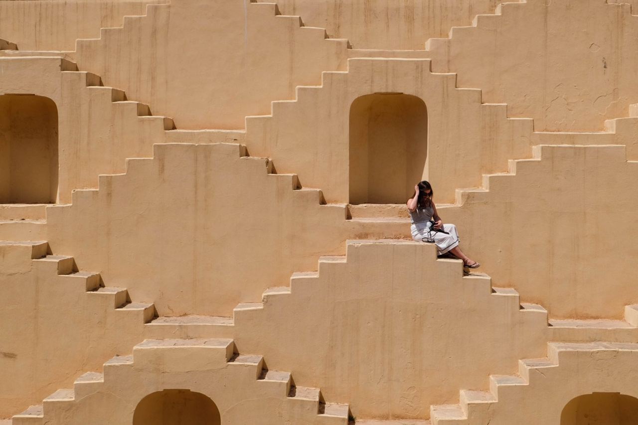 Panna Meena ka Kund stepwell Amer Jaipur steps