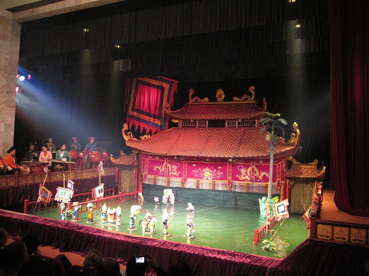 Water puppetry