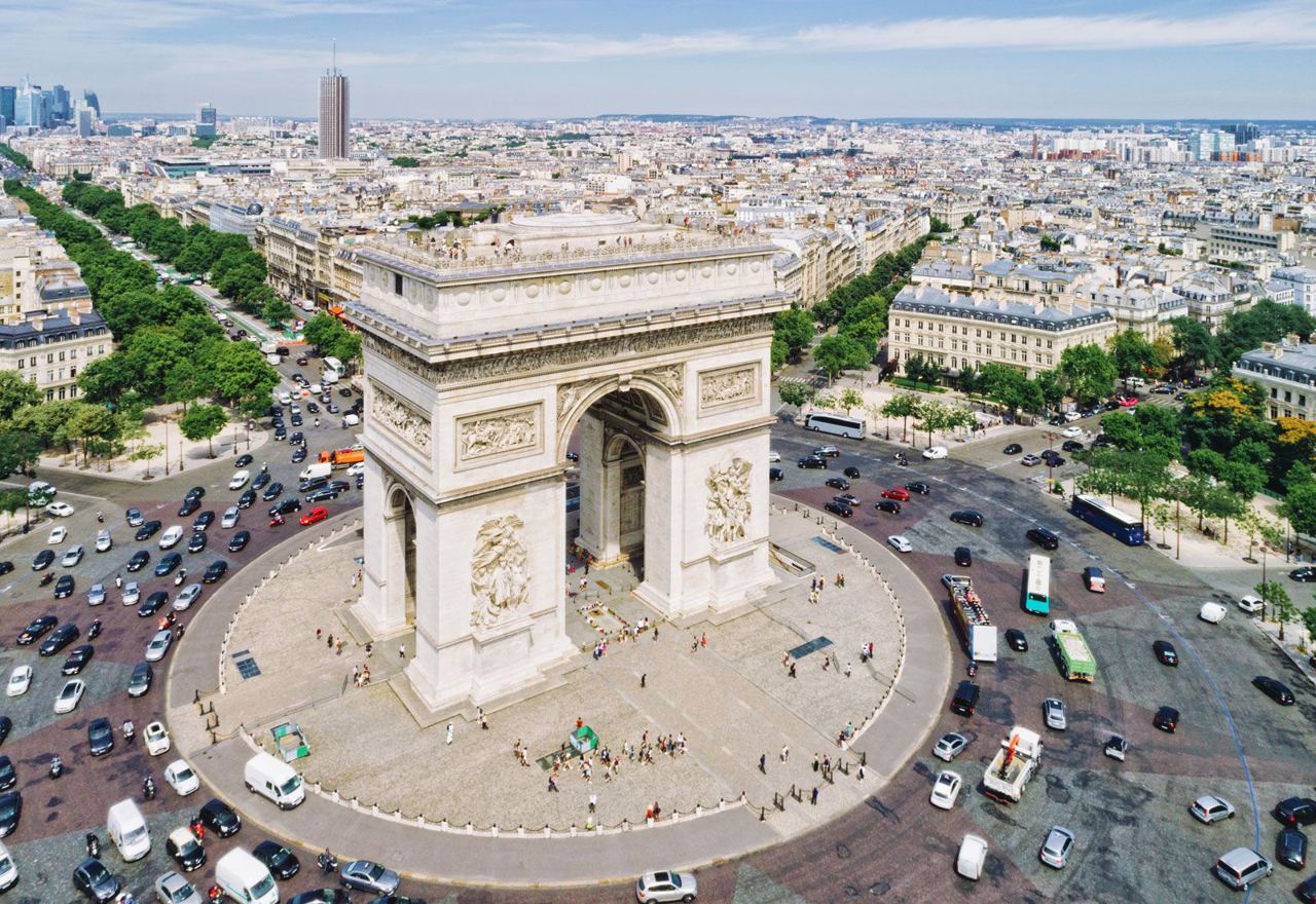 Arc de Triomphe Paris monument Champs-Elysees